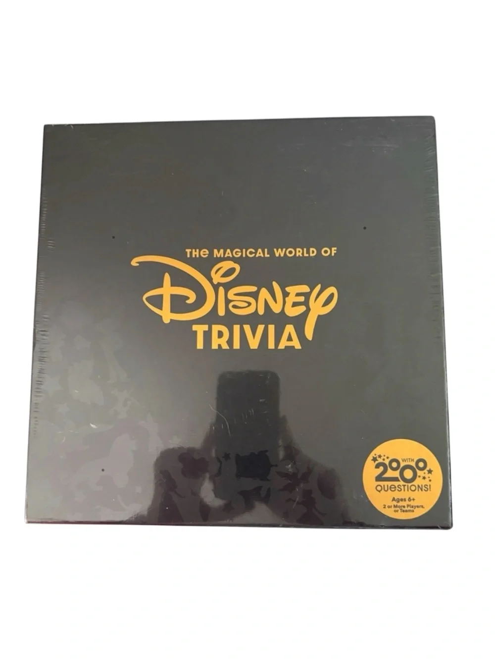 Disney Trivia Game - Black and Gold